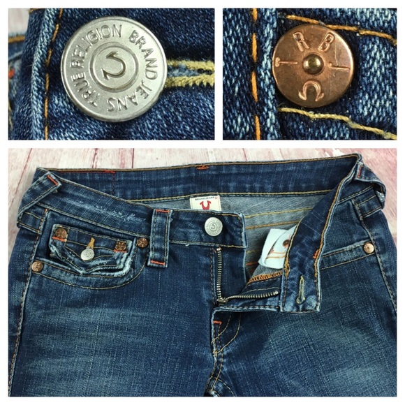 💸True Religion #503 Twisted Leg Flare Jean 28x32 - Picture 4 of 8